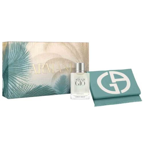 acqua di gio edt 100ml + beach towel gift set for men