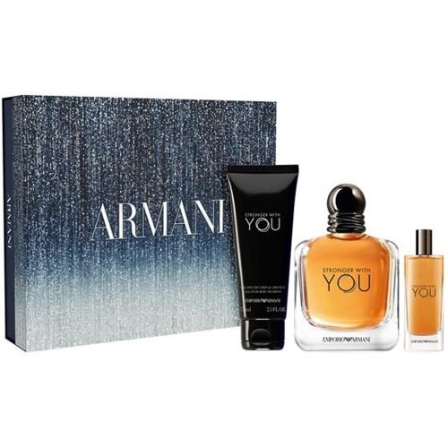 stronger with you edt 100ml + edt 15ml + shower gel 75ml gift set for men